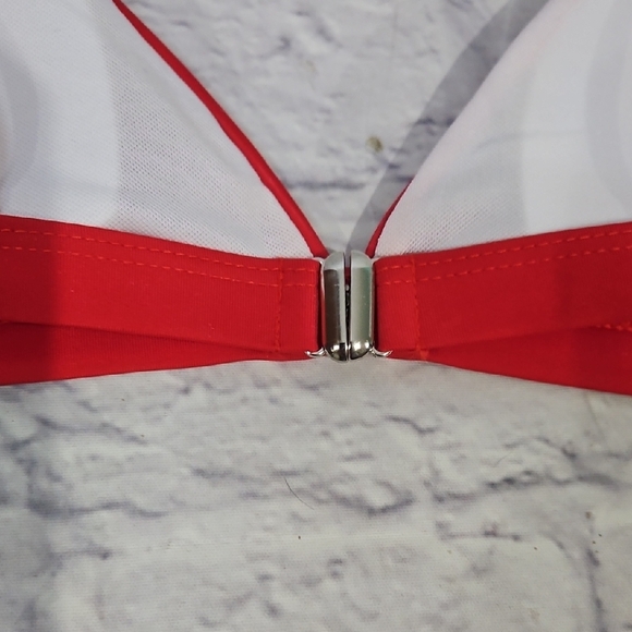 Red Triangle Bikini Top - Picture 3 of 4